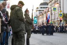 Состоялась репетиция торжественного прохождения войск Тюменского гарнизона Состоялась репетиция торжественного прохождения войск Тюменского гарнизона