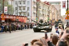 Состоялась генеральная репетиция торжественного прохождения войск Тюменского гарнизона