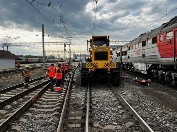 На станции Тюмень отремонтировали 600 метров участка первого пути