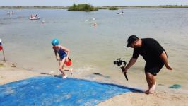 Многонациональный фестиваль "Время побед" провели "моржи" Тюмени 