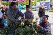 Обновленный сквер Славянский торжественно открыли в Тюмени
