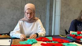 Художница "Морфологии улиц" пробует объединить тюменский и чеченский ковры 