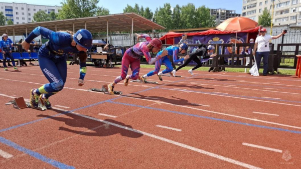 В Тобольске соревнуются 197 пожарных-спасателей из разных регионов