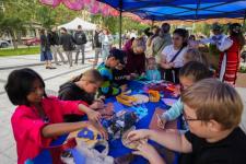 Обновленный сквер Славянский торжественно открыли в Тюмени