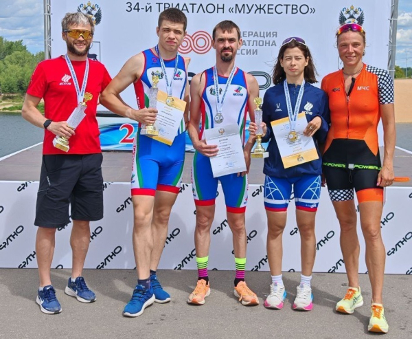 Спортсмены Тюменской области завоевали три золотых медали в паратриатлоне