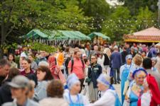 Обновленный сквер Славянский торжественно открыли в Тюмени