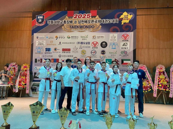 Тюменские тхэквондисты триумфально выступили на международном турнире в Южной Корее