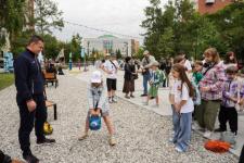 Обновленный сквер Славянский торжественно открыли в Тюмени