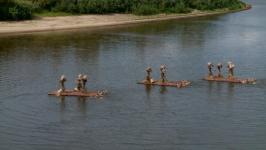 Масштабную реконструкцию &nbsp;"Ложной переправы" провели в Тюмени с участием авиации, водной и сухопутной техники 