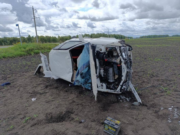 Пьяный водитель погиб на дороге в Тюменской области