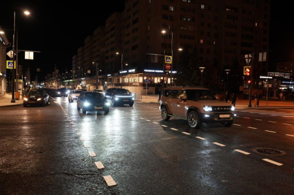 В Тюмени открыто движение по обновленному участку улицы Ленина