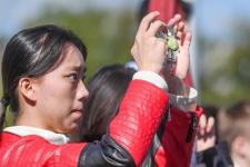 Посвященную окончанию Второй мировой войны акцию провели в центре Тюмени