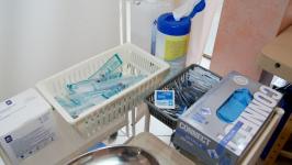 В палатке здоровья тюменцы могут поставить вакцину от гриппа и измерить давление 