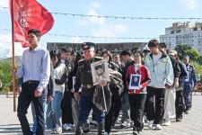 Посвященную окончанию Второй мировой войны акцию провели в центре Тюмени