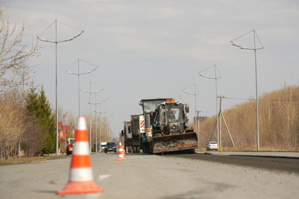Движение транспорта изменят на подъезде к городу по трассе Екатеринбург-Тюмень