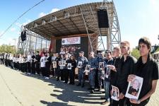 Посвященную окончанию Второй мировой войны акцию провели в центре Тюмени