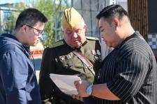 Посвященную окончанию Второй мировой войны акцию провели в центре Тюмени