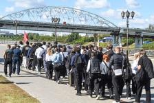 Посвященную окончанию Второй мировой войны акцию провели в центре Тюмени