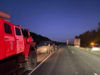 Массовая авария произошла на федеральной трассе в Уватском округе